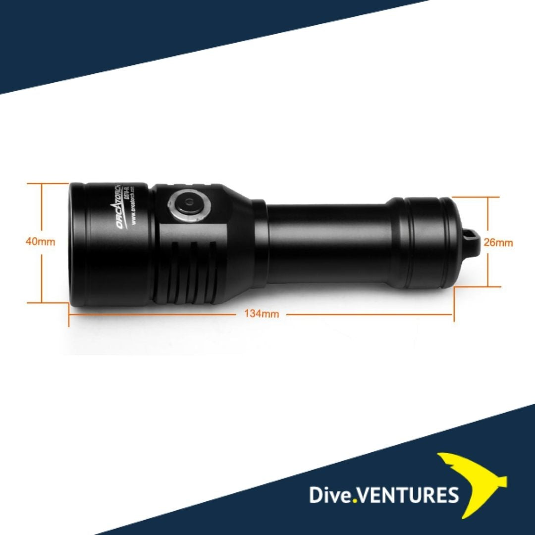 OrcaTorch D570 Torch w/ Red Laser