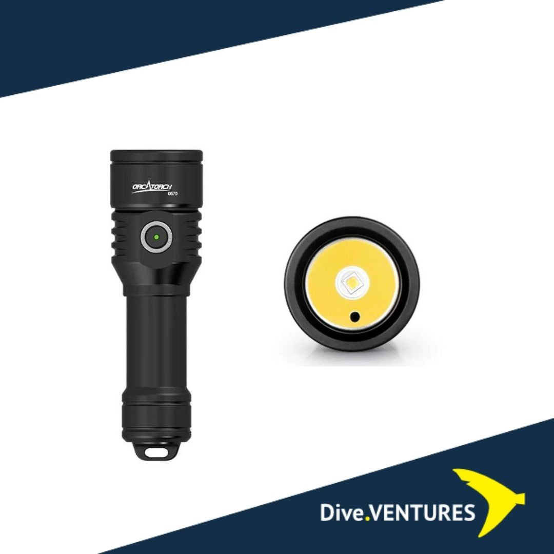 OrcaTorch D570 Torch w/ Red Laser