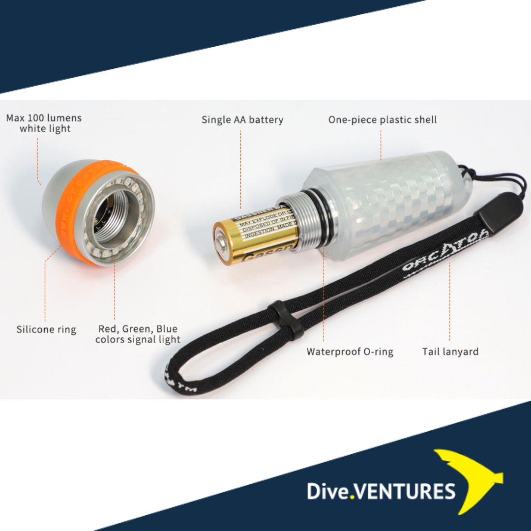 OrcaTorch Dive Beacon