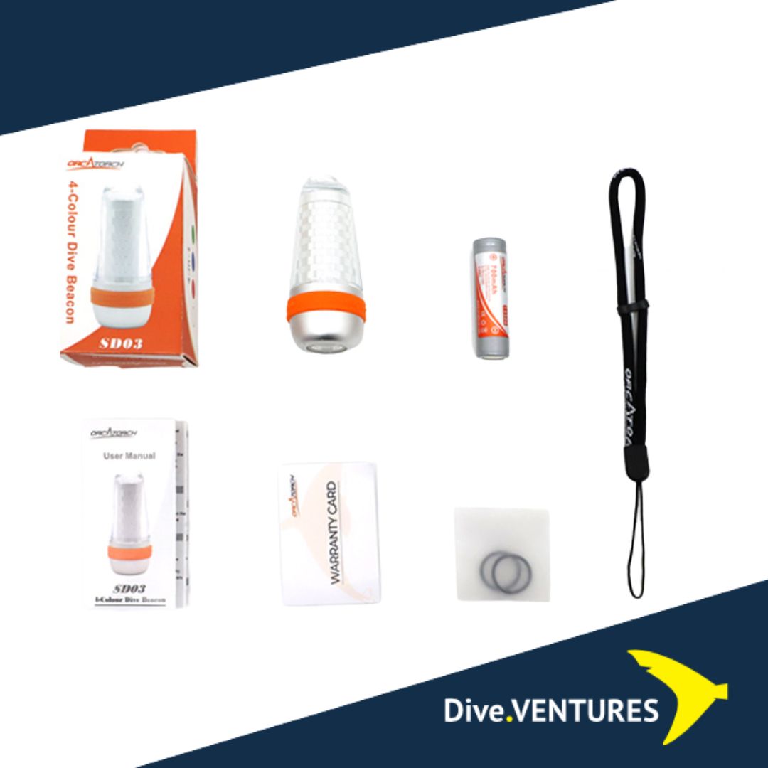 OrcaTorch Dive Beacon