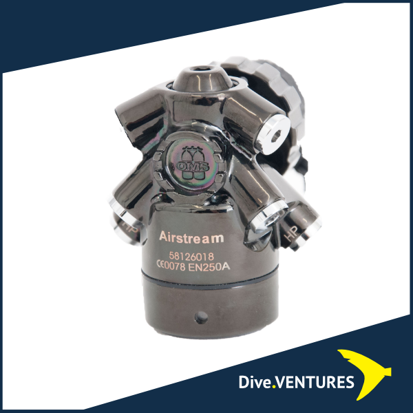 OMS Airstream First Stage PVD Black - Dive.VENTURES