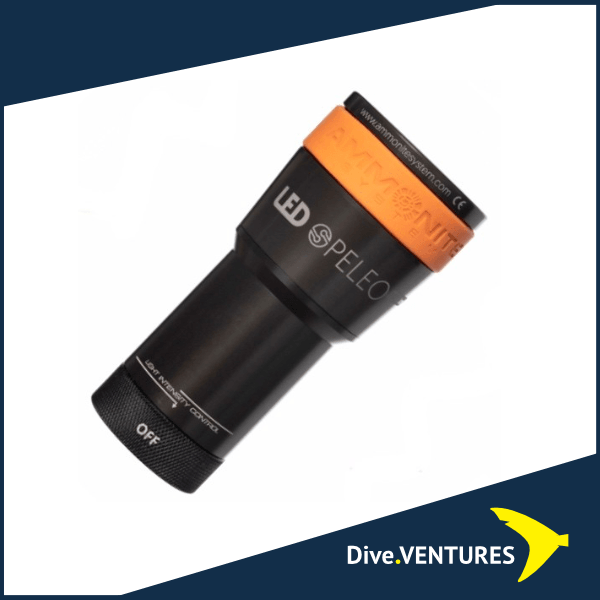 Ammonite LED SPELEO With ACCU TYPE 9 & HD CABLE No Goodman Handle - Dive.VENTURES