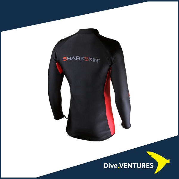 Sharkskin Chillproof Longsleeve Fullzip Male - Dive.VENTURES