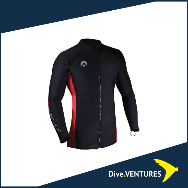 Sharkskin Chillproof Longsleeve Fullzip Male - Dive.VENTURES