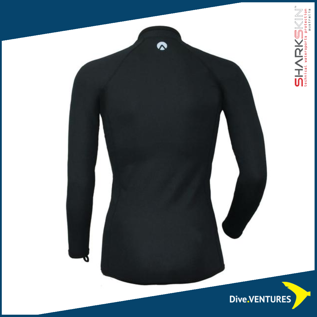 Sharkskin Titanium Chillproof Long Sleeve Full Zip Male - Dive.VENTURES