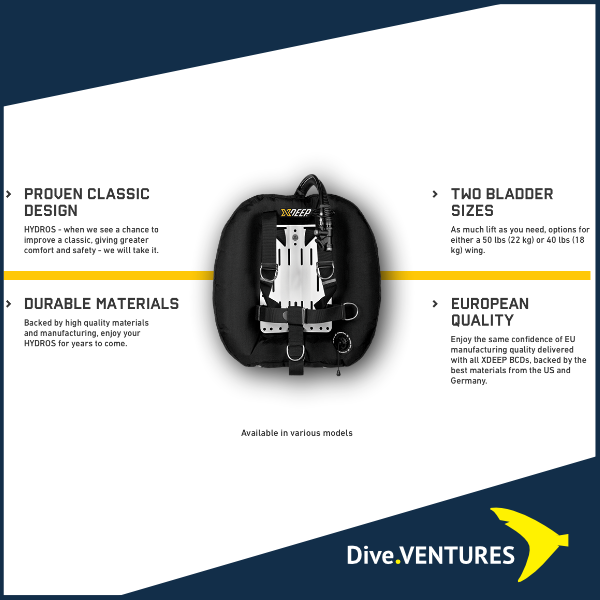 XDeep Hydros Dir BCD Full Set - Dive.VENTURES
