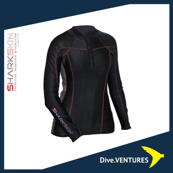 Sharkskin Chillproof Longsleeve Chest Zip Female - Dive.VENTURES