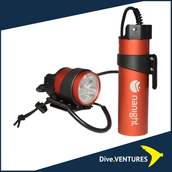 Nanight Tech 2 Dive Light - Dive.VENTURES