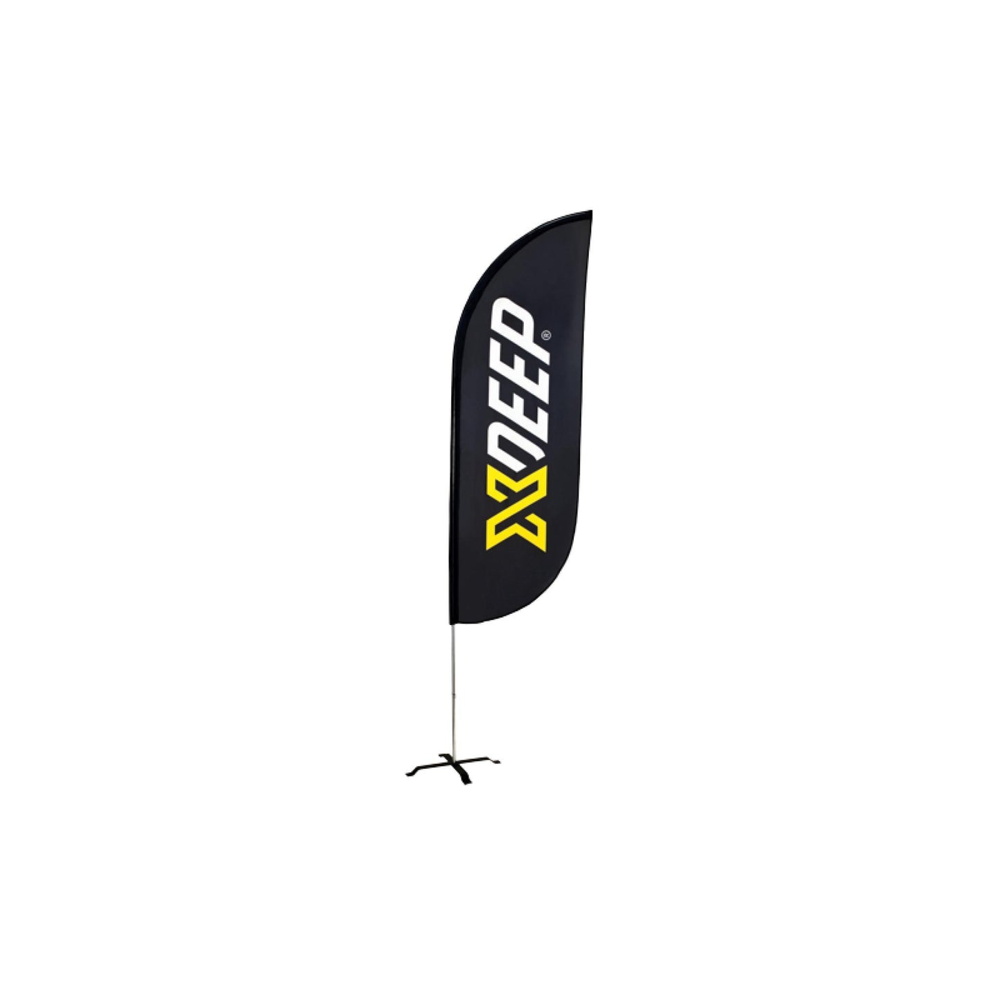 XDEEP Beach Flag 3.2m Flat Cross Base