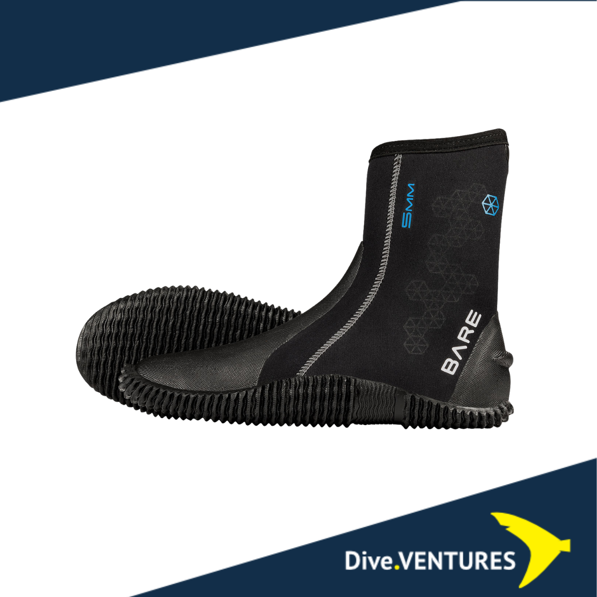 Bare 5mm S-Flex Boot, Black