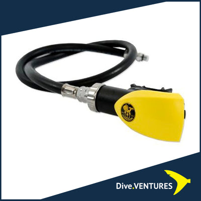 Poseidon Xstream Octopus, Yellow 90cm hose