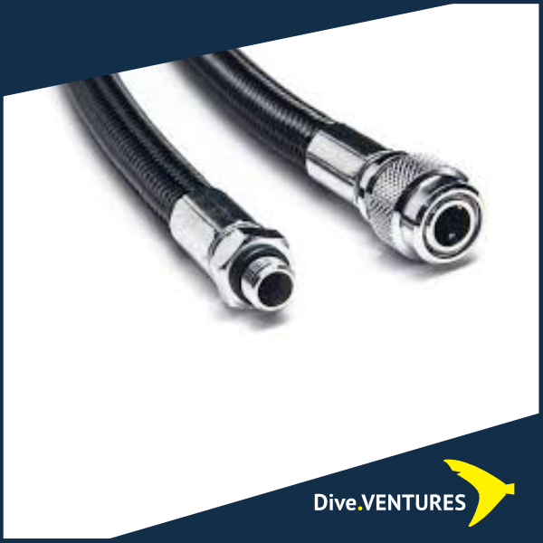 XDeep Low Pressure Inflator Hose 16'' - Dive.VENTURES