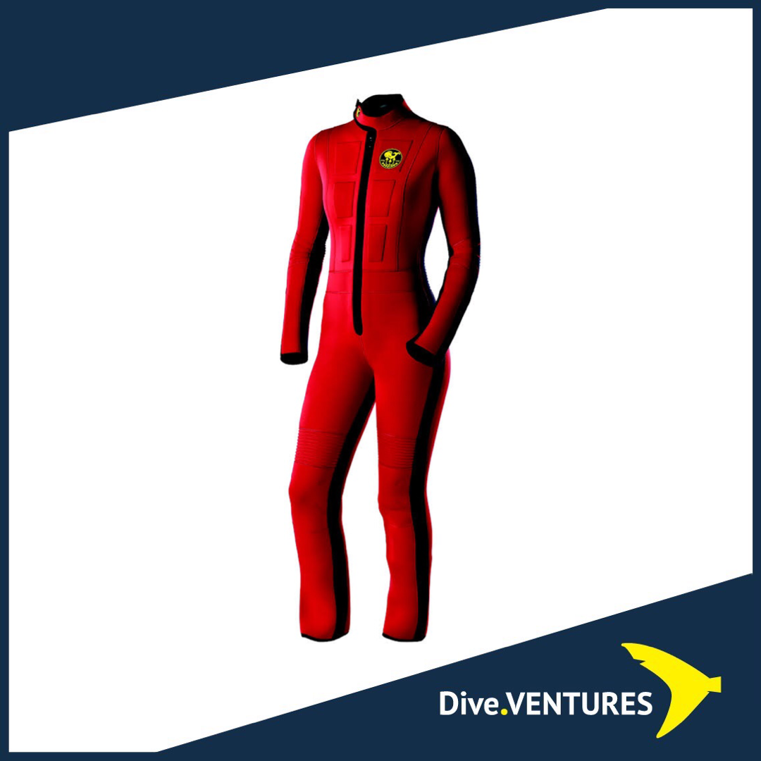 Poseidon One Suit Sport, 5mm Men  Red | Dive.VENTURES