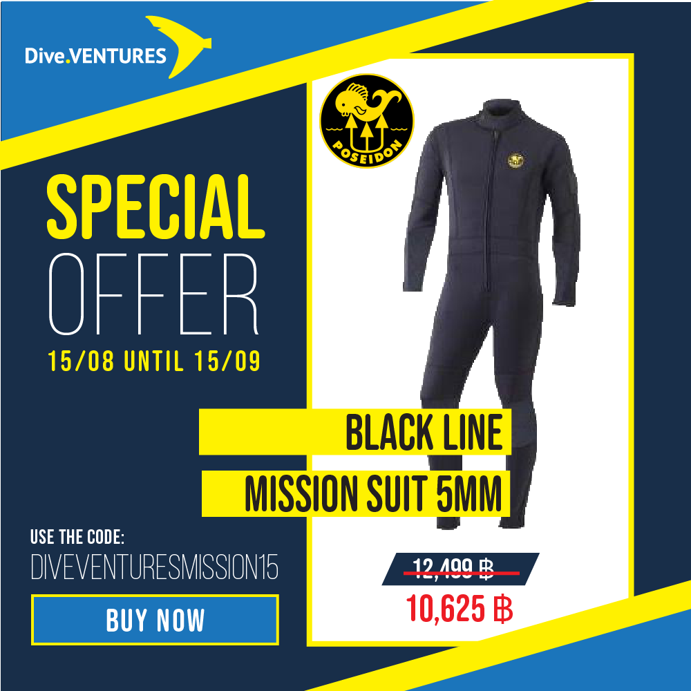 Poseidon Black Line Mission Suit Promo | Dive.VENTURES