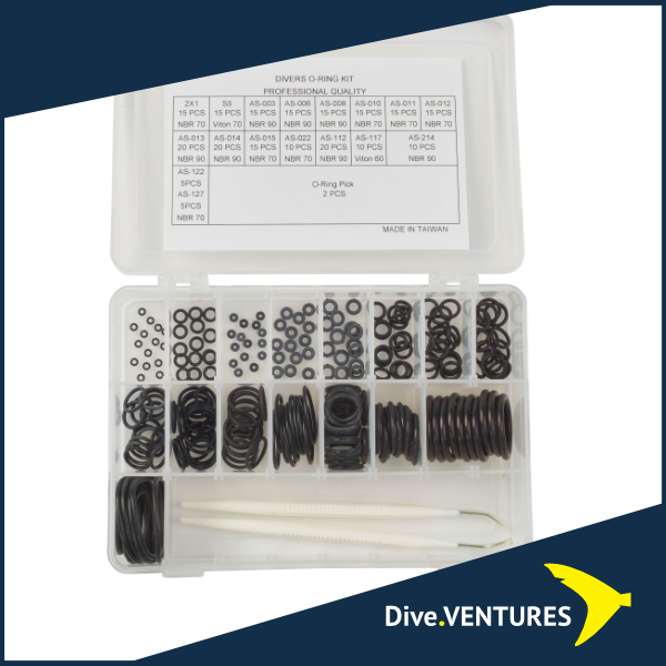 OMS O-Ring Kit 1000 (18 different sizes of o-rings) - Dive.VENTURES