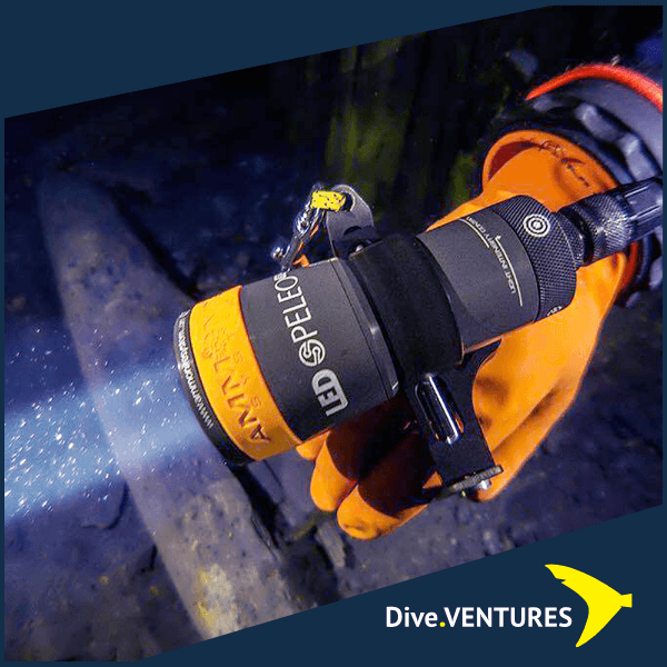 Ammonite LED SPELEO With ACCU TYPE 9 & HD CABLE No Goodman Handle - Dive.VENTURES