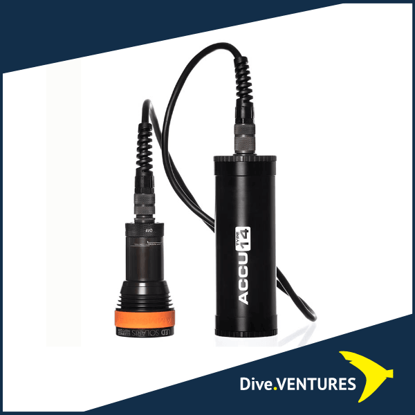 Ammonite LED SOLARIS NextGen With ACCU TYPE 14 & HD CABLE No Goodman Handle - Dive.VENTURES