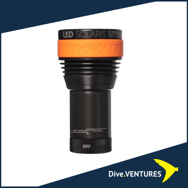 Ammonite LED SOLARIS NextGen With ACCU TYPE 14 & HD CABLE No Goodman Handle - Dive.VENTURES