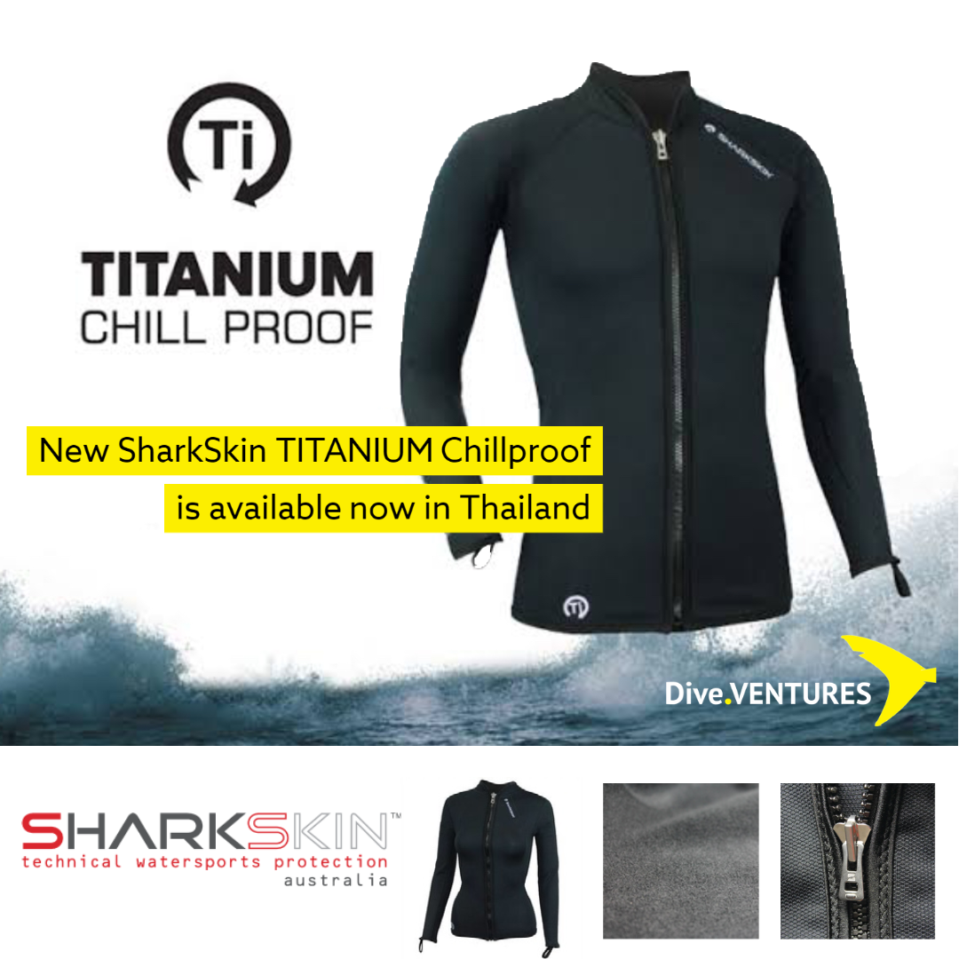 Sharkskin Titanium Chillproof Long Sleeve Full Zip Female - Dive.VENTURES