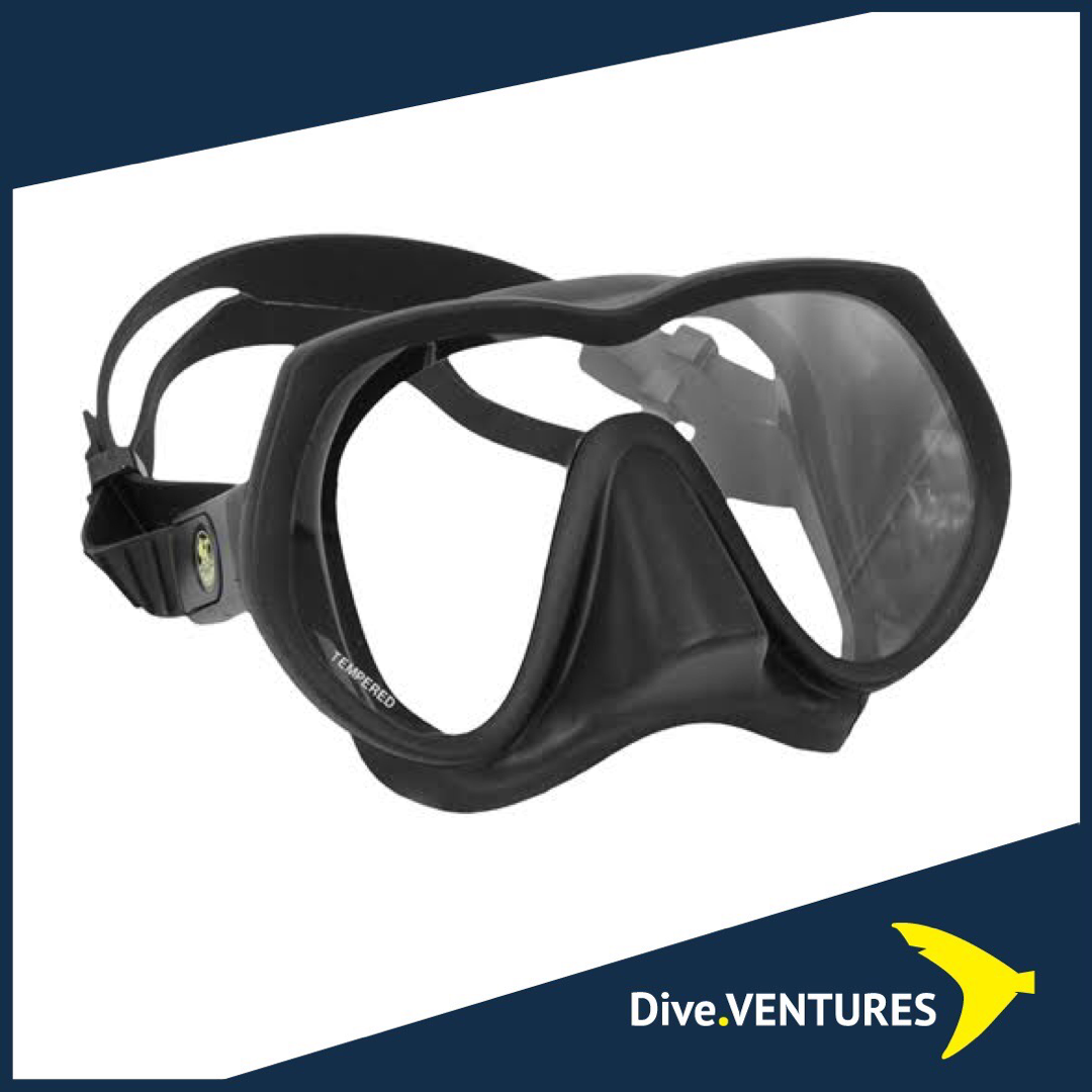 Poseidon Black Line Mask | Dive.VENTURES