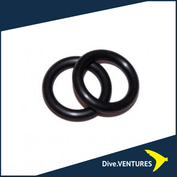XDeep Stealth 2.0 Rubber Slideable D-Ring Kit (2 Pieces) - Dive.VENTURES