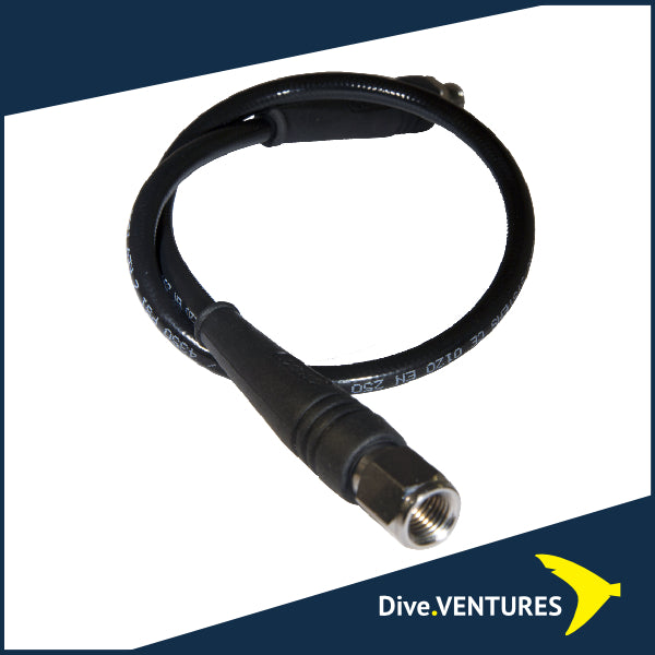 Poseidon High Pressure Hose 60cm int. 7/16" ext. 7/16" - Dive.VENTURES