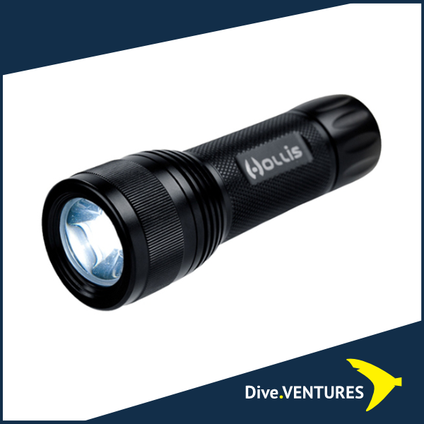Hollis LED Mini 3 Torch Magnetic Switch - Dive.VENTURES