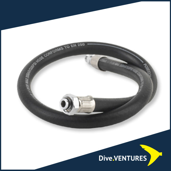 Poseidon Low Pressure Hose 210cm Cyklon UNF3/8" - Dive.VENTURES