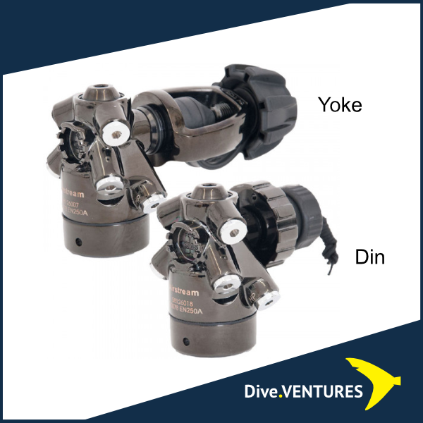 OMS Airstream First Stage PVD Black - Dive.VENTURES