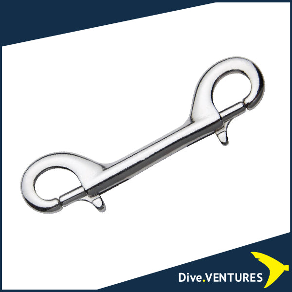OMS Big Grip Stainlesss Steel Double-Ender 4" (~ 100 mm) - Dive.VENTURES