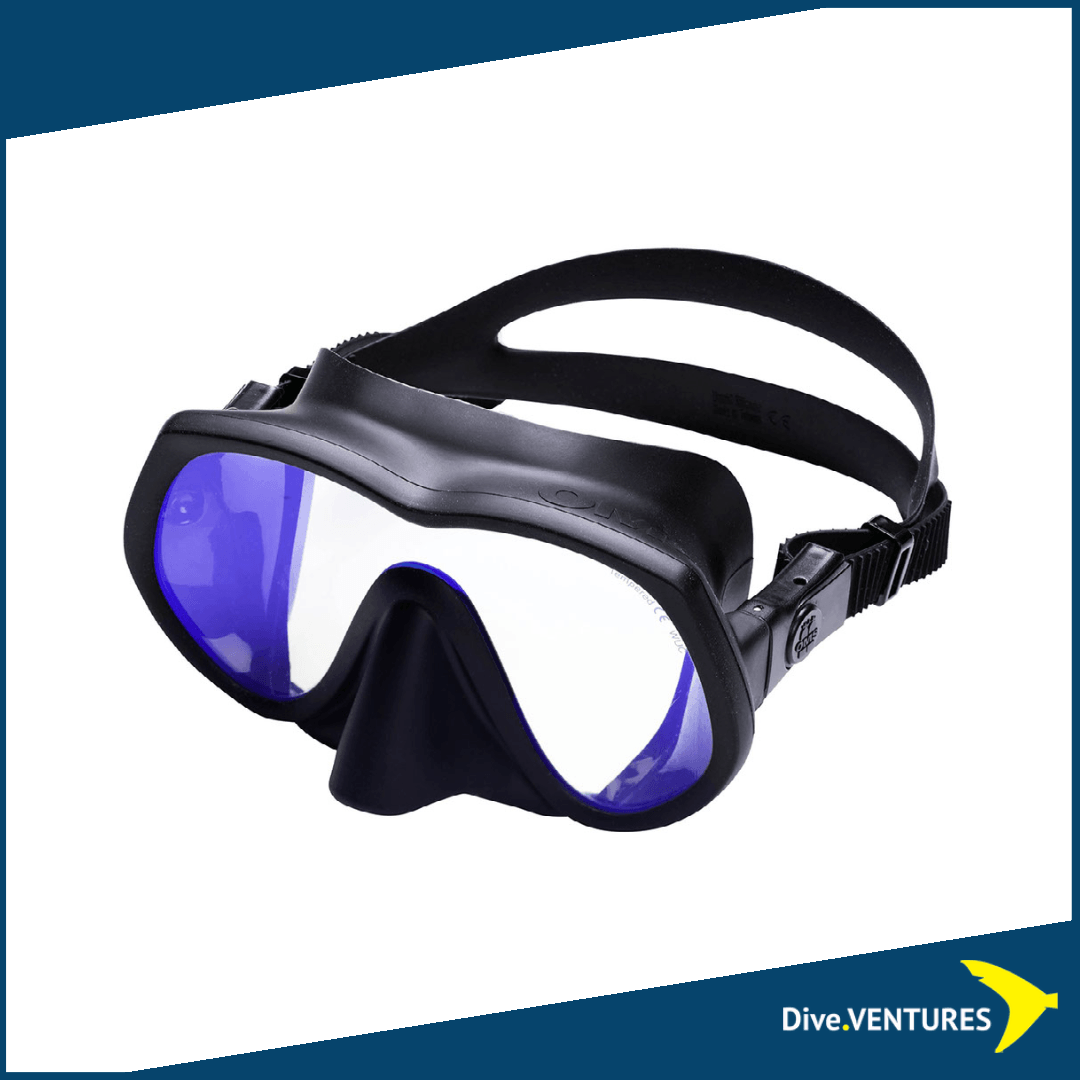 OMS Tattoo Mask Black UV Protection Lens | Dive.VENTURES