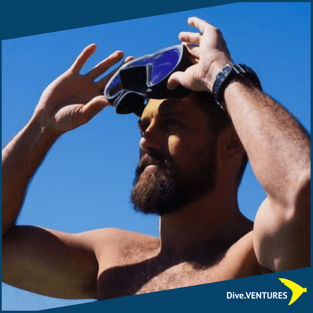 OMS Tattoo Mask Black UV Protection Lens PROMO | Dive.VENTURES