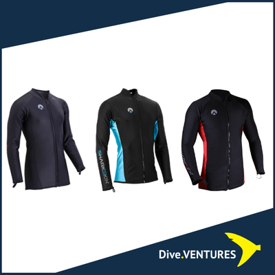 Sharkskin Chillproof Longsleeve Fullzip Male - Dive.VENTURES