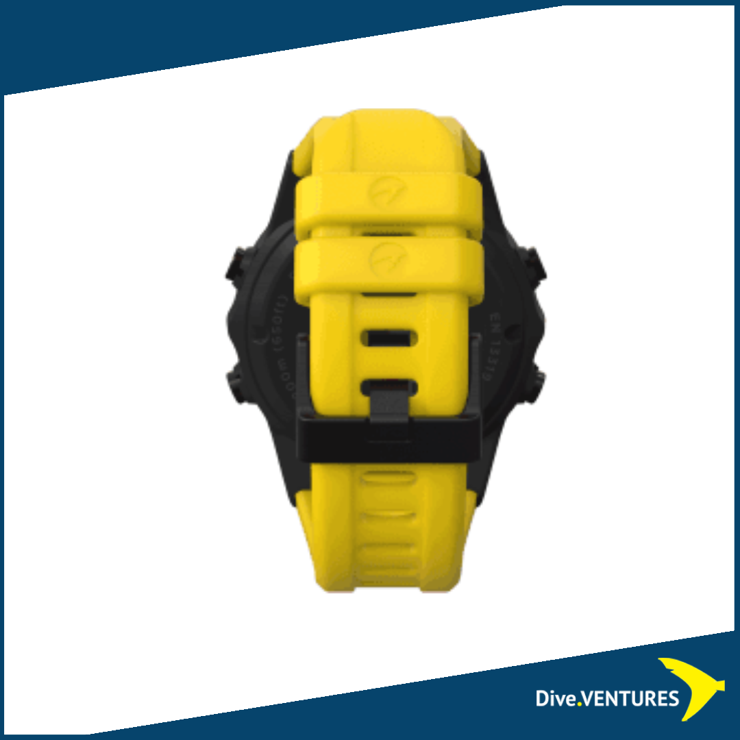 Shearwater Teric Dive Computer Strap Yellow | Dive.VENTURES