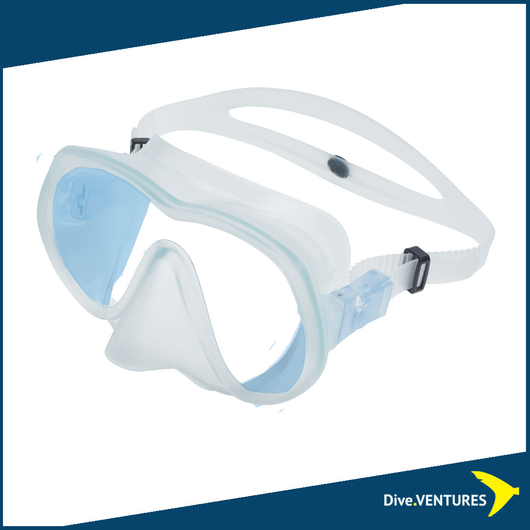 OMS Tattoo Mask Tin Blue - UV Protection - Western Size  | Dive.VENTURES