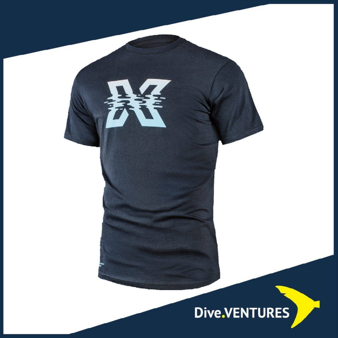 XDeep T-shirt Wavy X | Dive.VENTURES