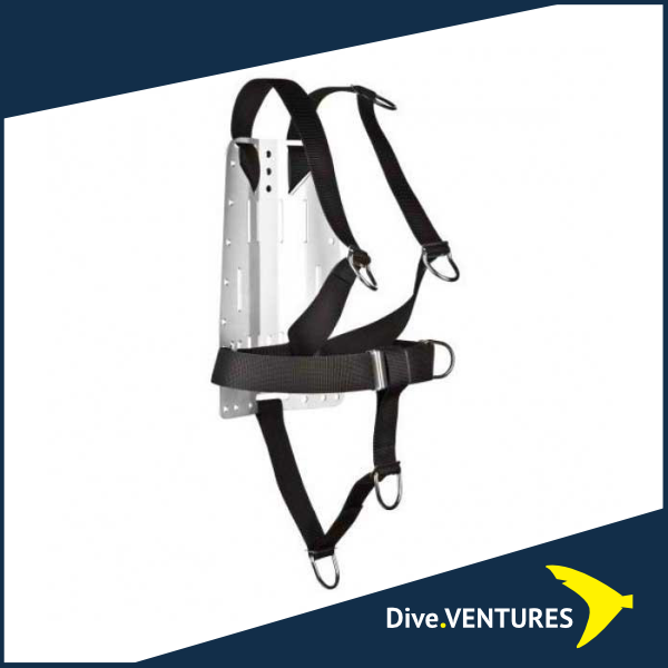 XDeep TECal Harness DIR With Stainless Steel Back Plate - Dive.VENTURES