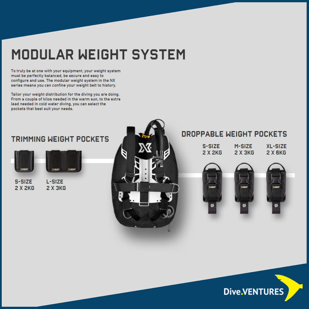 XDeep Zen Standard Modular Weight System | Dive.VENTURES