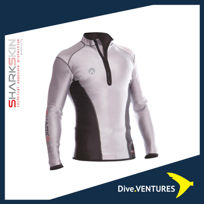 Sharkskin Chillproof Longsleeve Chest Zip Male - Dive.VENTURES