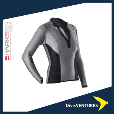 Sharkskin Chillproof Longsleeve Chest Zip Female - Dive.VENTURES