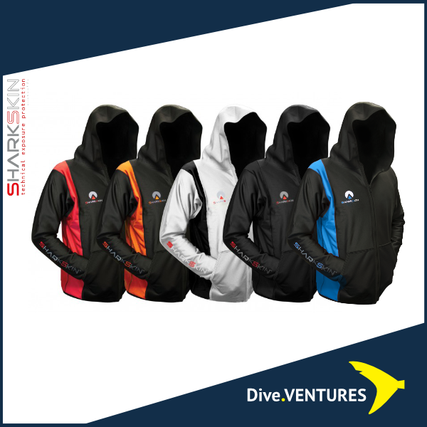 Sharkskin Chillproof Jacket With Hood Male - Dive.VENTURES