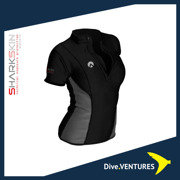 Sharkskin Chillproof Shortsleeve Chest Zip Female - Dive.VENTURES