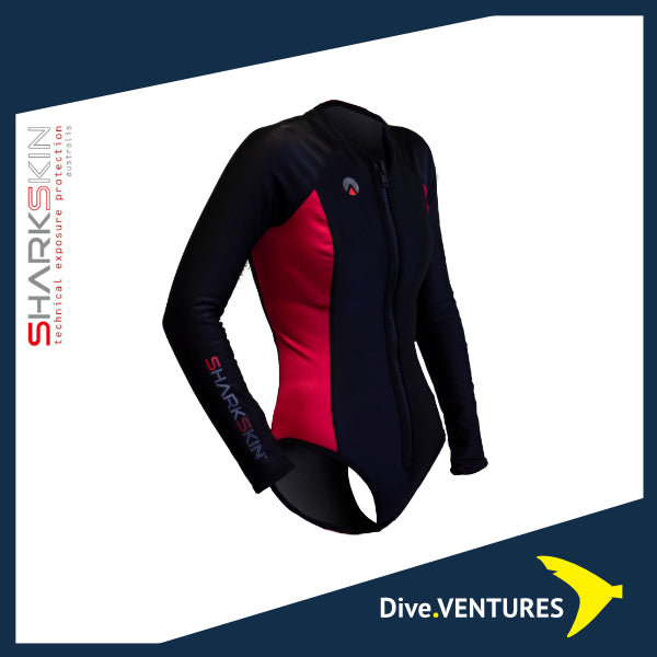 Sharkskin Chillproof Longsleeve Step In Female - Dive.VENTURES