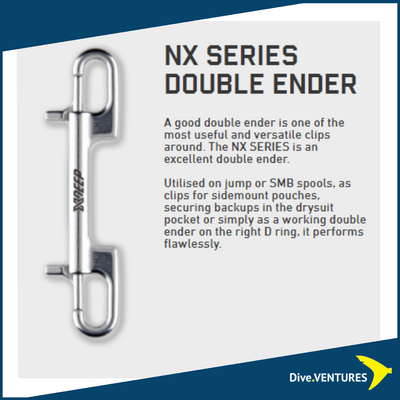 XDEEP NX Series Double Ended Bolt Snap | Dive.VENTURES