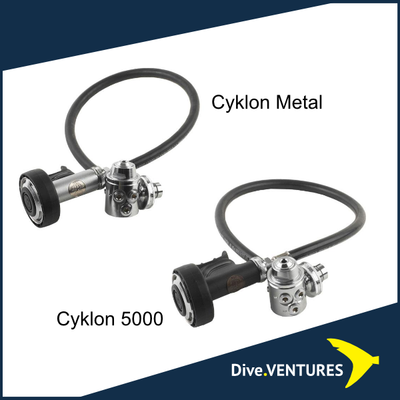 Poseidon Cyklon First and Second Stage Set - Dive.VENTURES