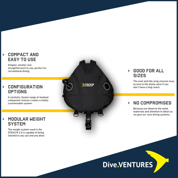 XDeep Stealth 2.0 Rec Full Set - Dive.VENTURES